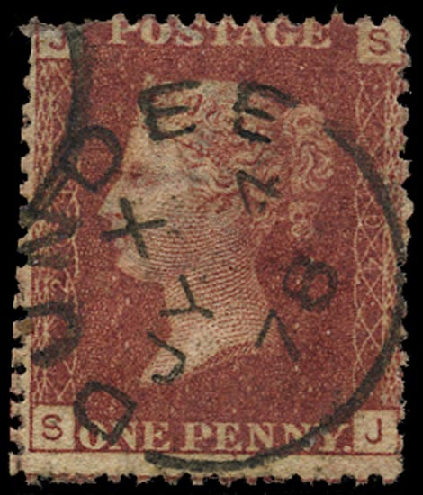 GB 1877  SG43 Pl.204 Used Dundee cds