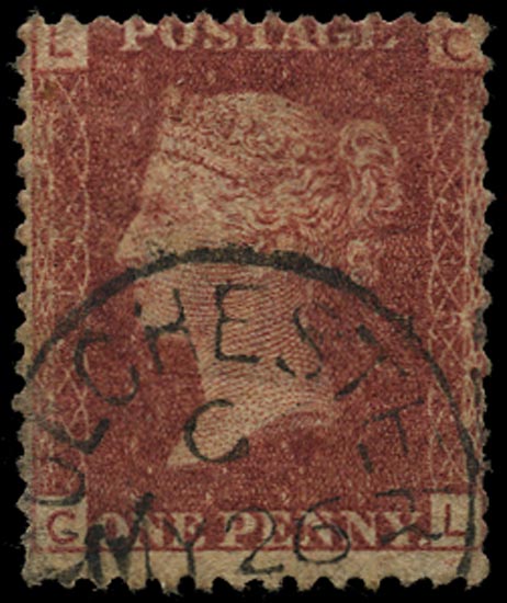 GB 1878  SG43 Pl.215 Used Colchester cds