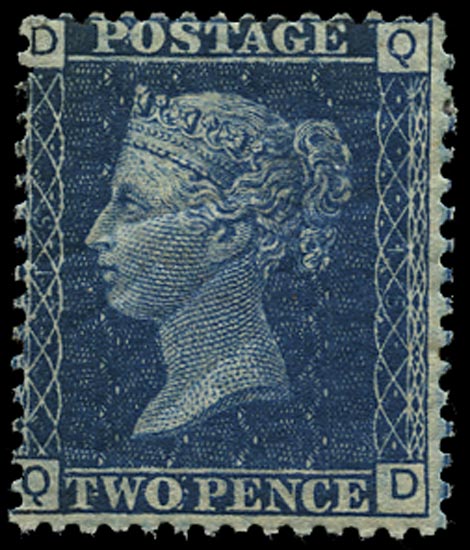 GB 1876  SG46 Pl.15 Mint unused o.g. example