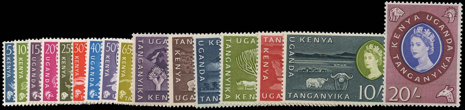 KUT 1960  SG183/98 Mint unmounted set of 16 to 20s