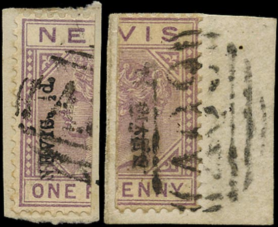 NEVIS 1883  SG36 Used