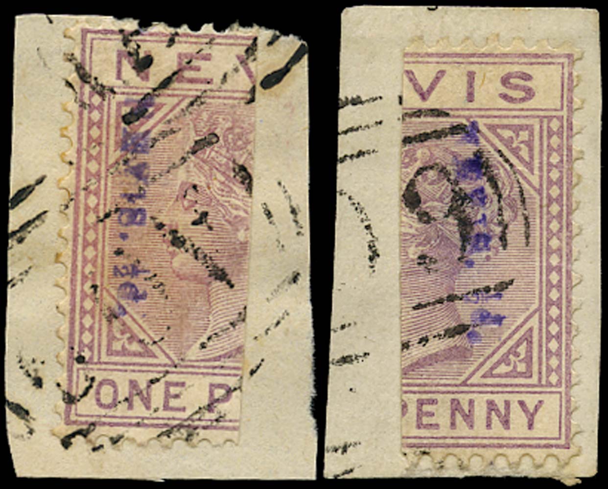 NEVIS 1883  SG35 Used