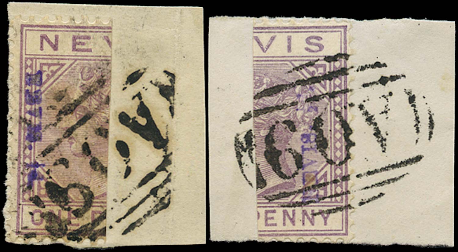 NEVIS 1883  SG35 Used