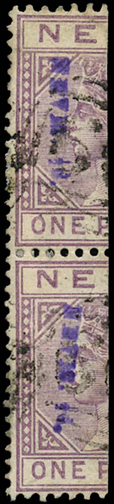 NEVIS 1883  SG35 Used