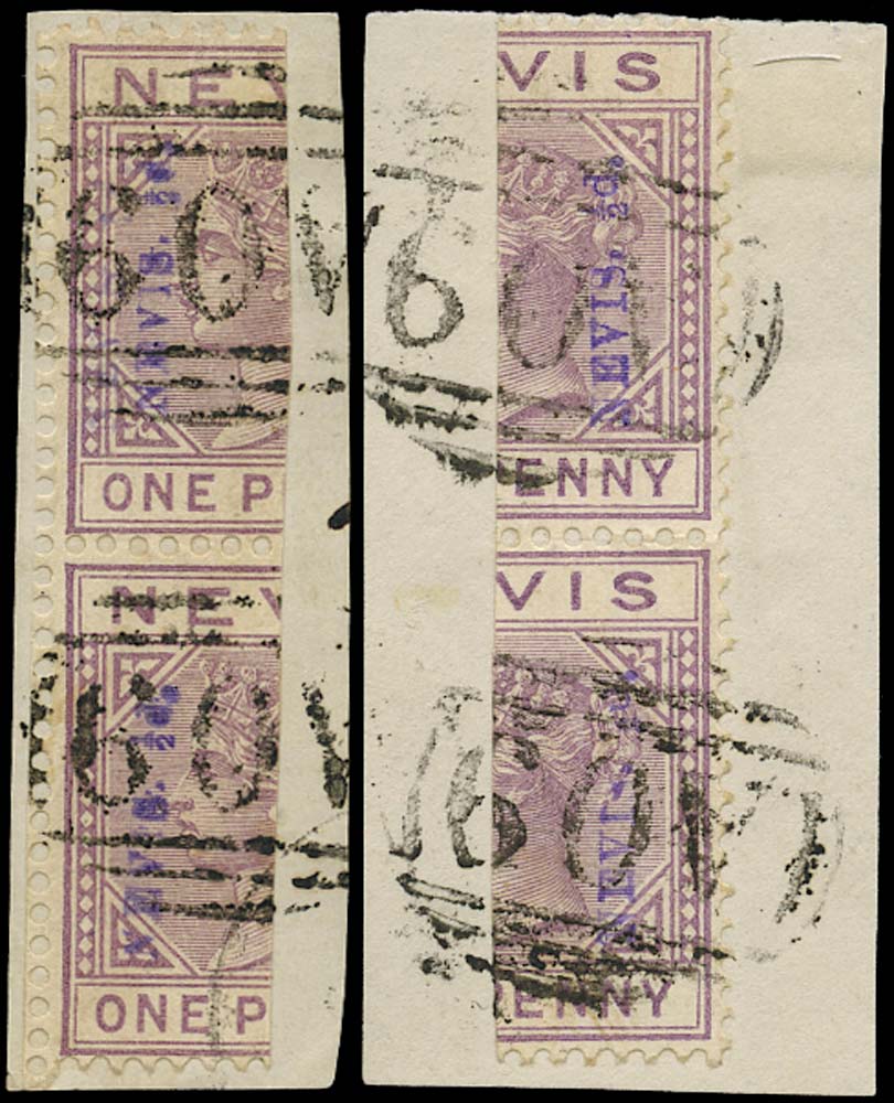 NEVIS 1883  SG35 Used