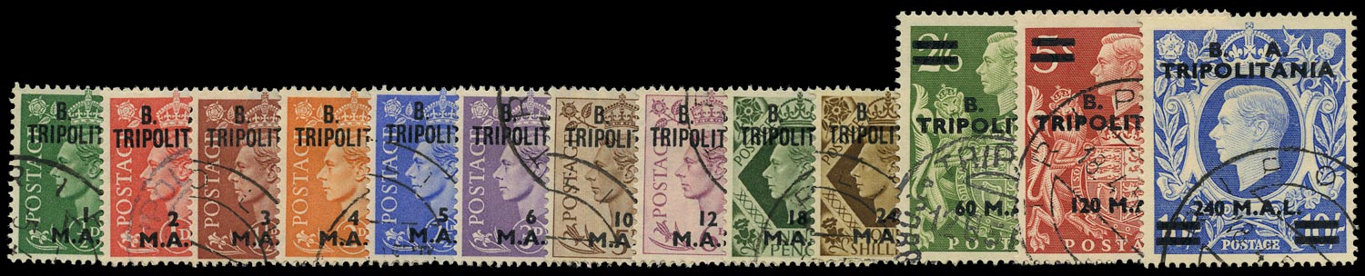 B.O.I.C.TRIPOLITANIA 1950  SGT14/26 Used