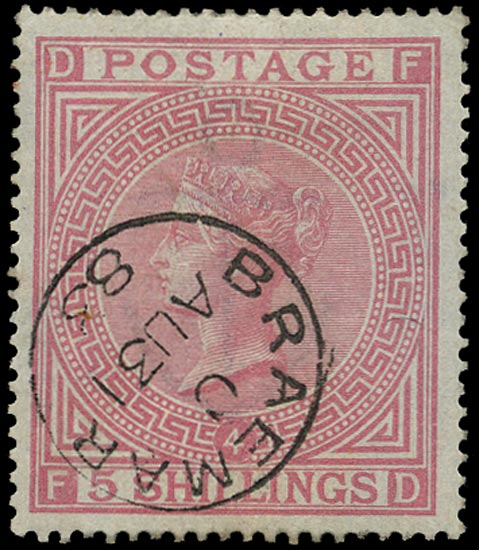 GB 1882  SG130 Pl.4 Used