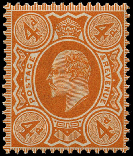GB 1909  SG240 Mint U/M o.g. example