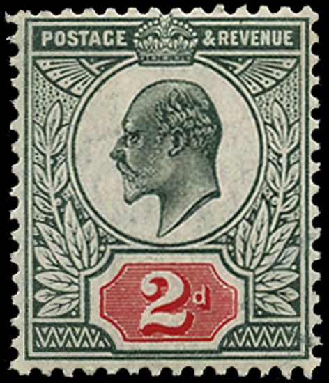 GB 1910  SG228var Mint U/M o.g. example