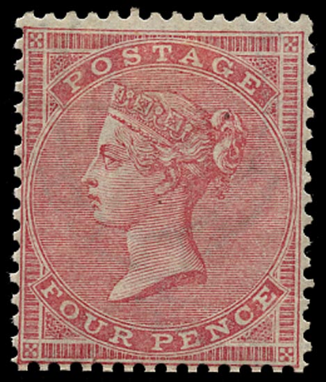 GB 1857  SG66a Mint unused o.g. example