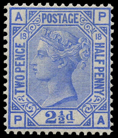 GB 1880  SG142 Pl.18 Mint unused o.g. example (PA)