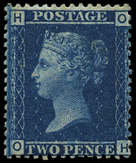 GB 1868  SG45 Pl.12 Mint Unused o.g. example (OH)