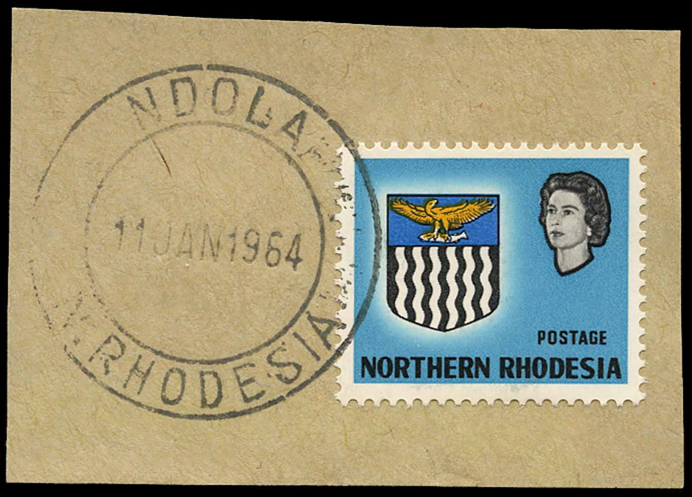 NORTHERN RHODESIA 1963  SG76a Used Variety Value Omitted