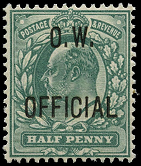 GB 1902  SGO36 Official unmounted o.g. example