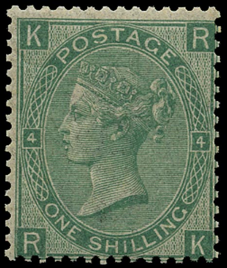 GB 1867  SG117 Pl.4 Mint unmounted o.g. example (RK)