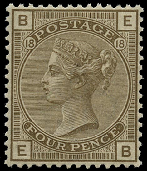 GB 1882  SG160 Pl.18 Mint unused o.g. example (EB)