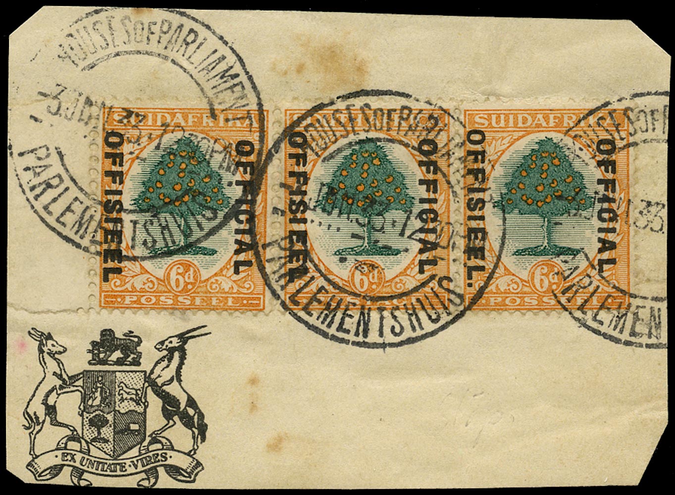 SOUTH AFRICA 1930  SGO16b Official