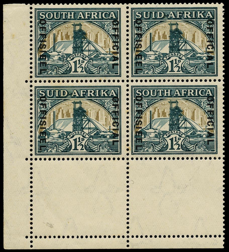 SOUTH AFRICA 1935  SGO22/ac Official