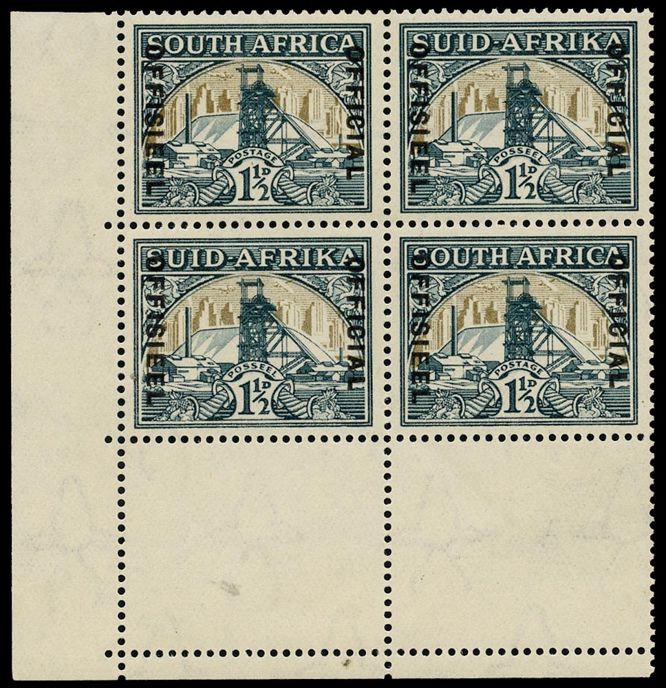 SOUTH AFRICA 1935  SGO22/ac Official