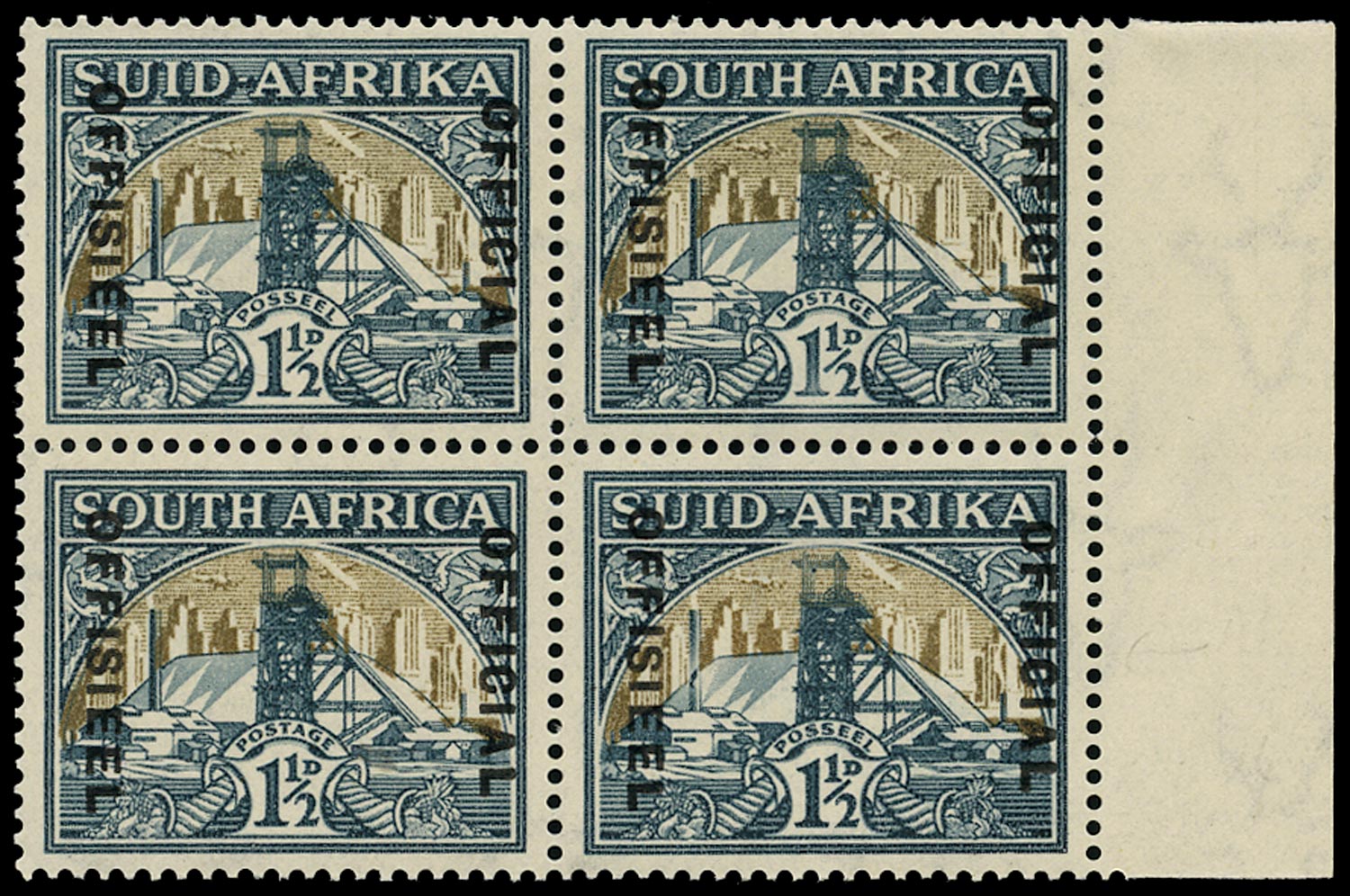 SOUTH AFRICA 1935  SGO22aw/var Official