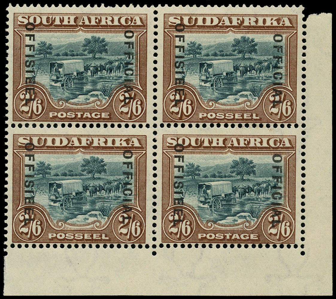 SOUTH AFRICA 1929  SGO11 var Official