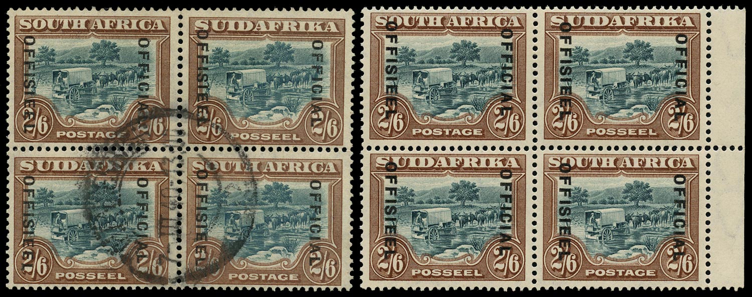 SOUTH AFRICA 1929  SGO11 var Official