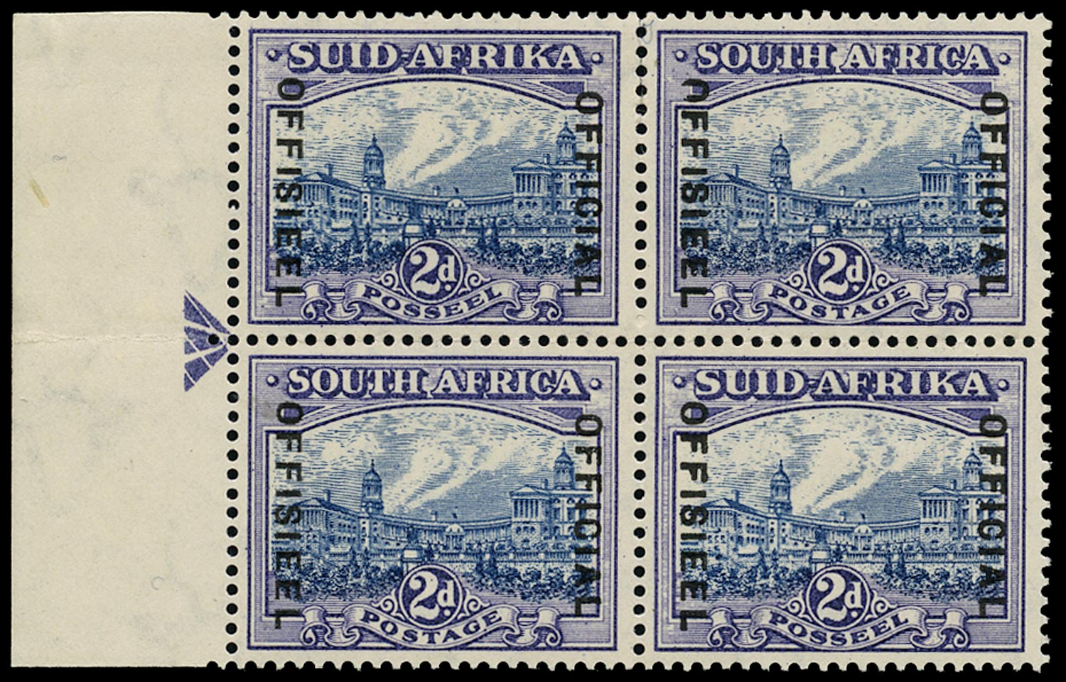 SOUTH AFRICA 1935  SGO23, var Official