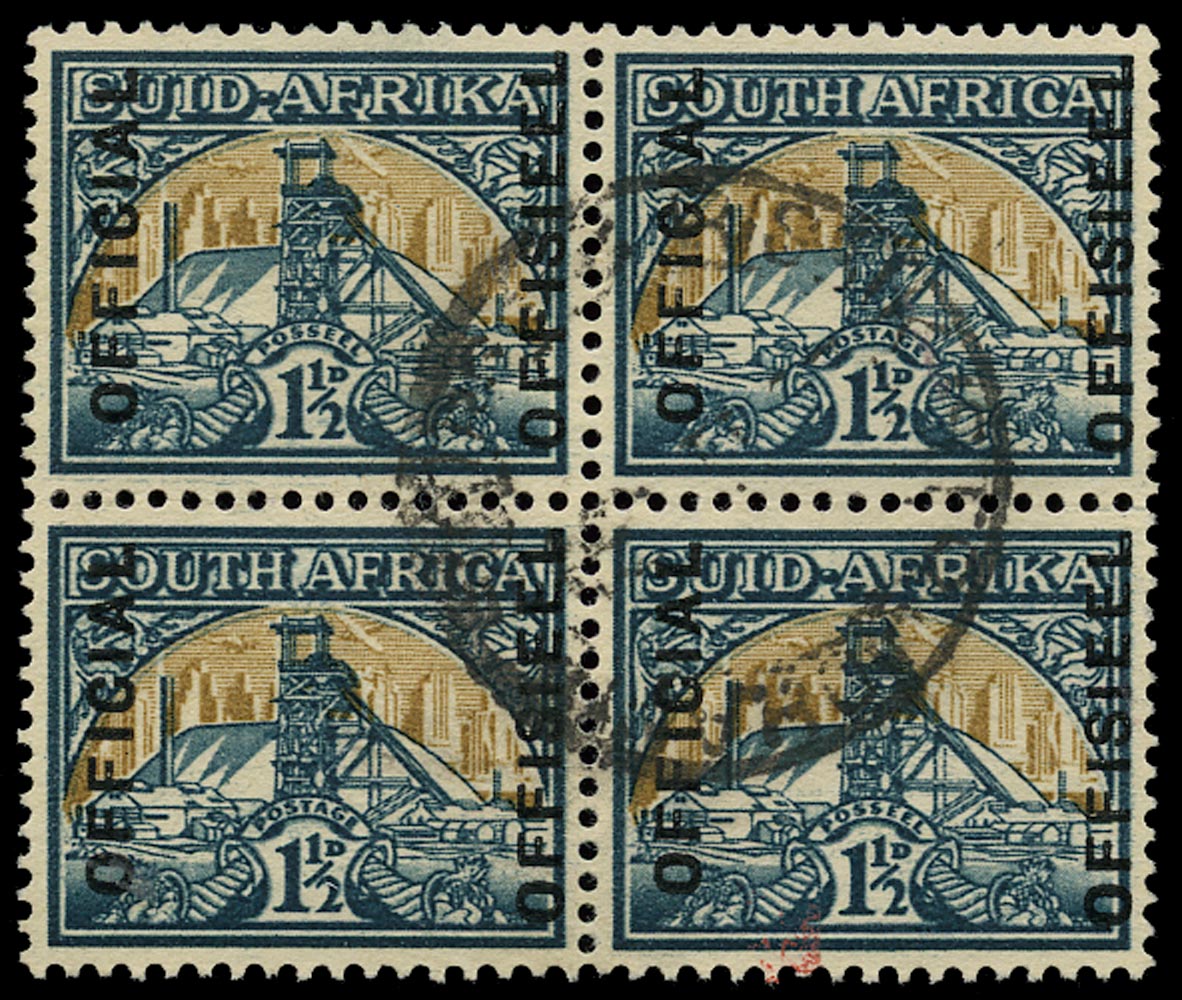 SOUTH AFRICA 1949  SGO34 Official
