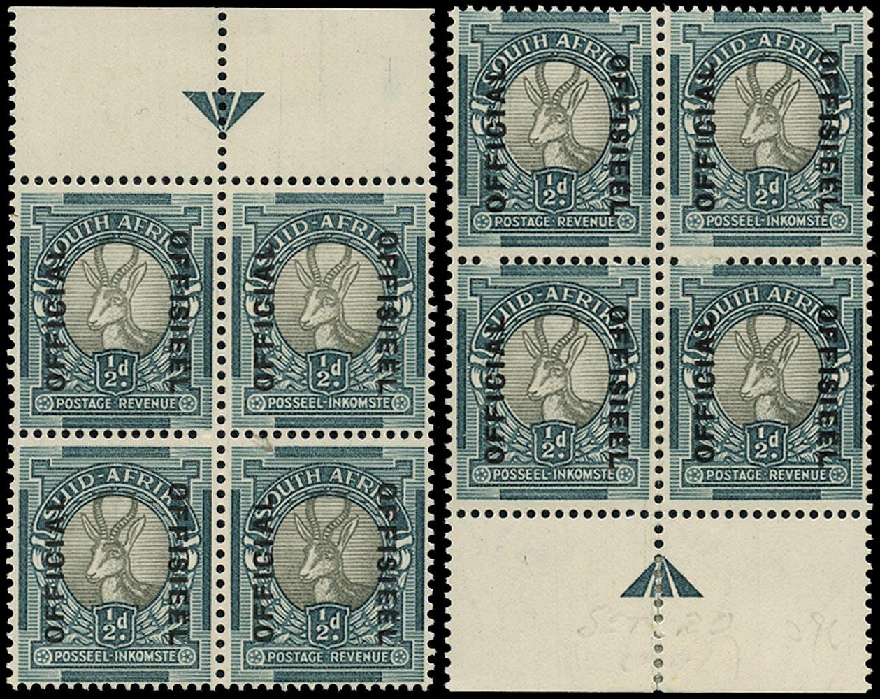 SOUTH AFRICA 1937  SGO32 Official