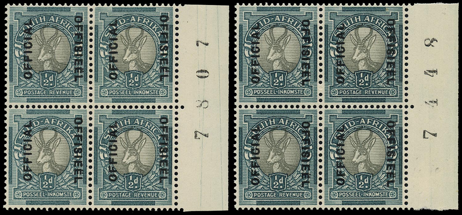 SOUTH AFRICA 1937  SGO32 Official