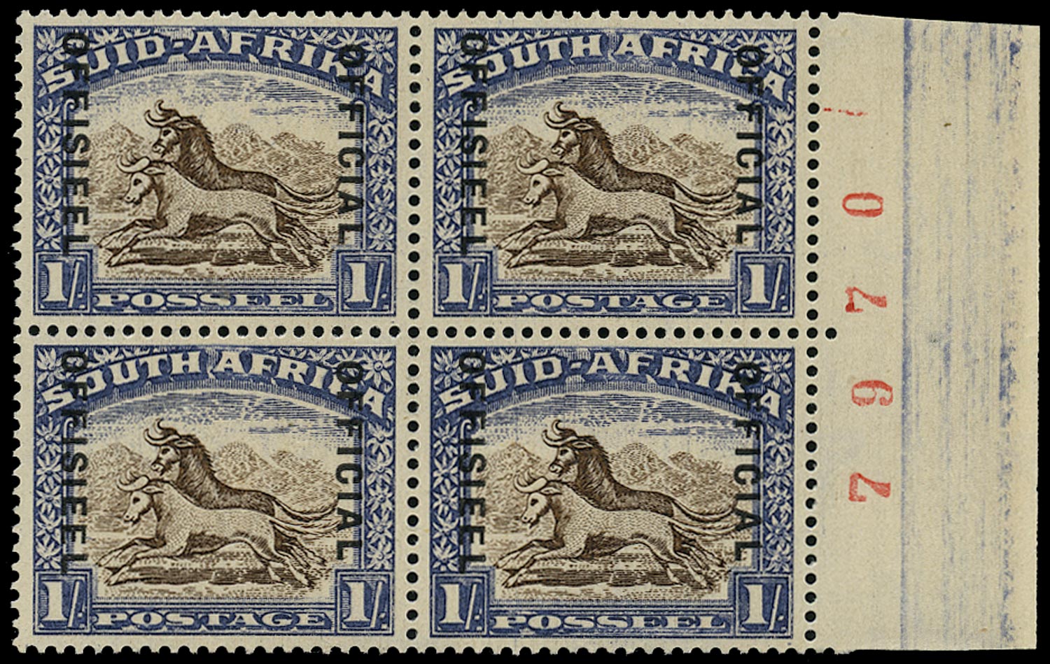 SOUTH AFRICA 1935  SGO25 Official