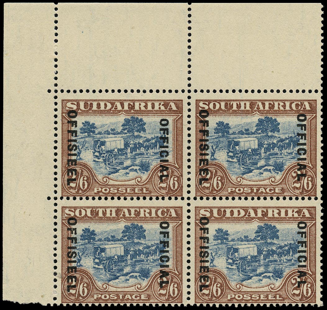 SOUTH AFRICA 1930  SGO19, var Official