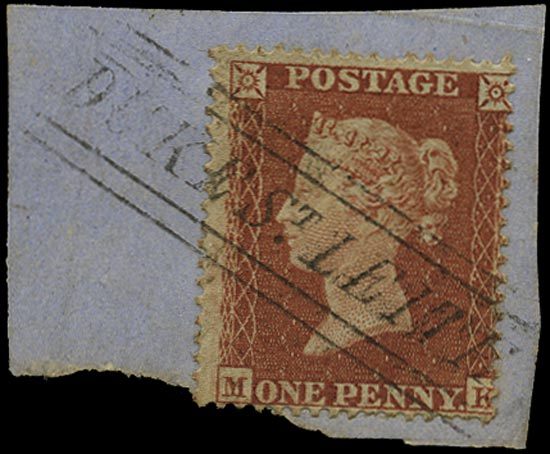 GB 1854  SG17 Pl.186 Used - "DUKE ST LEITH" Scots local