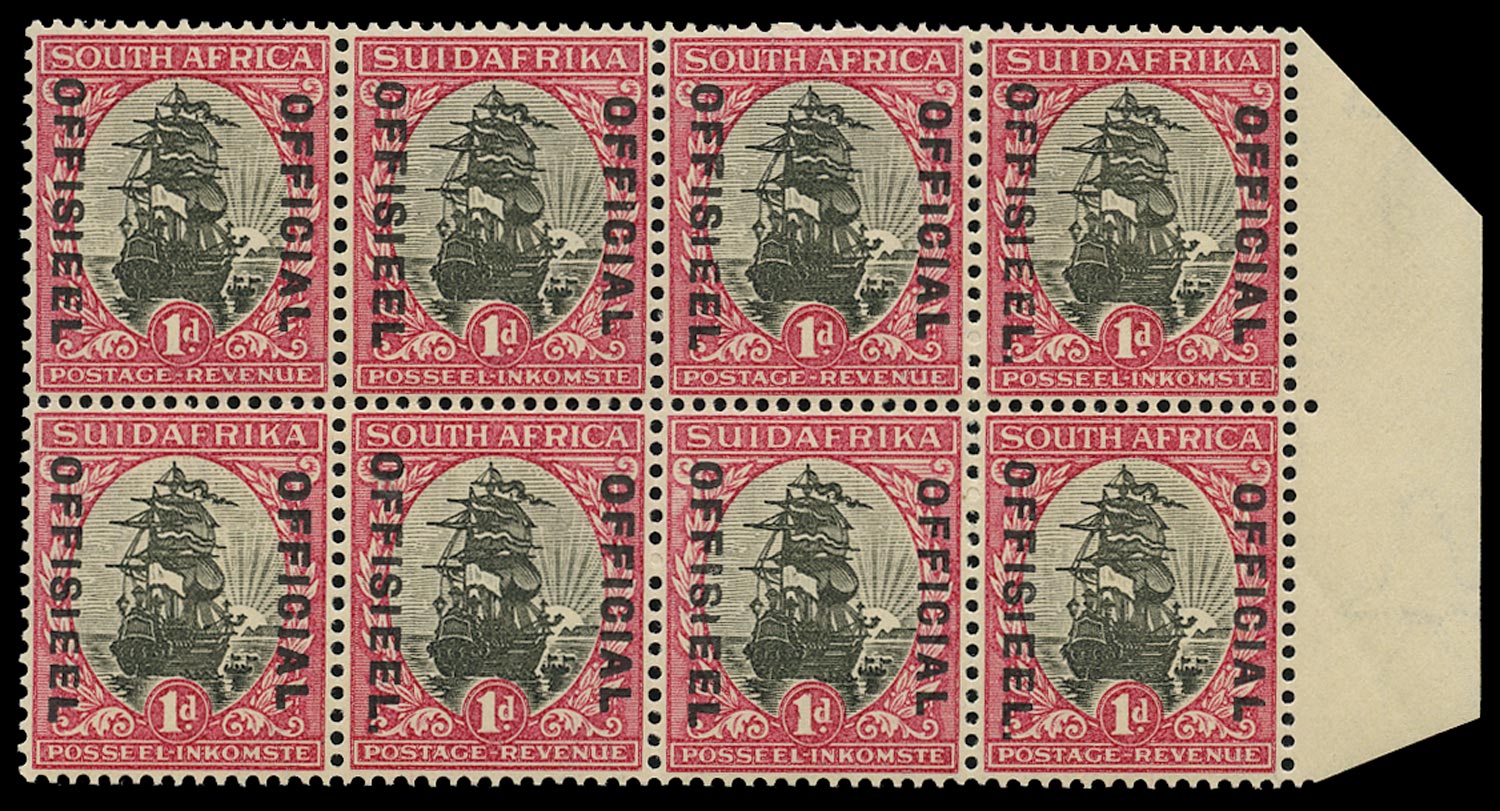 SOUTH AFRICA 1930  SGO13a/b/cw Official