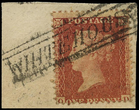 GB 1857  SG40 Pl.56 Used - "WHITEHOUSE" Scots local