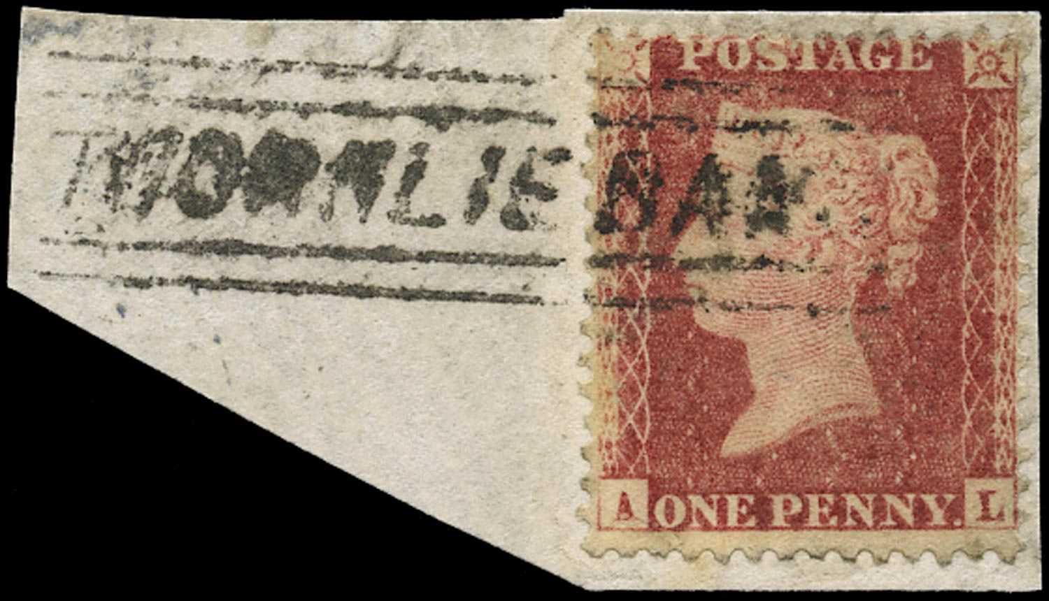 GB 1857  SG40 Used - "THORNLIEBANK" Scots local