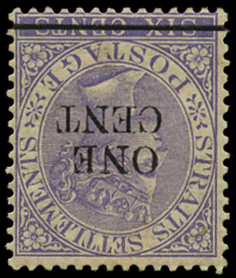 MALAYA - STRAITS 1892  SG90w Mint