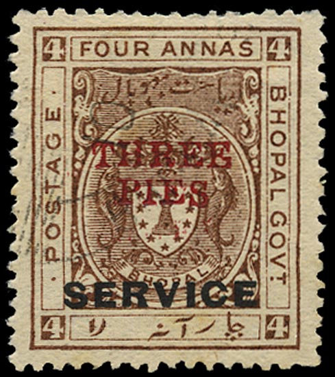 I.F.S. BHOPAL 1935  SGO324 Official