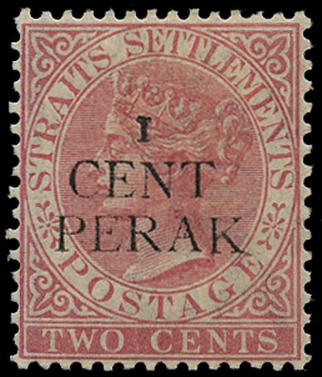 MALAYA - PERAK 1887  SG31 Mint