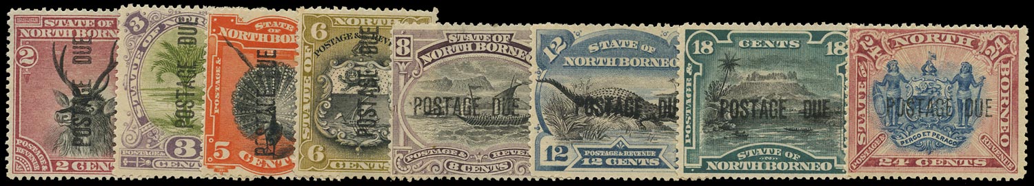 NORTH BORNEO 1895  SGD1/11b Postage Due