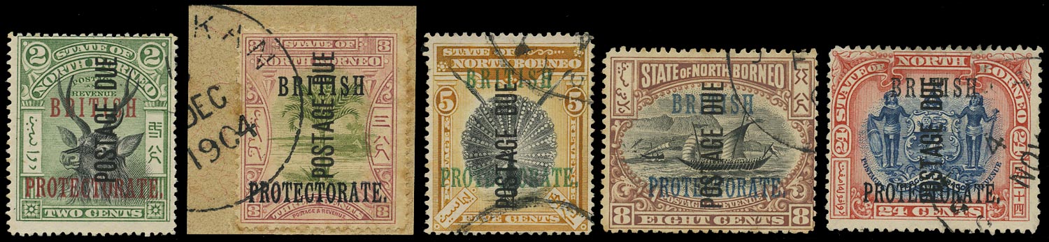 NORTH BORNEO 1902  SGD32/6 Postage Due