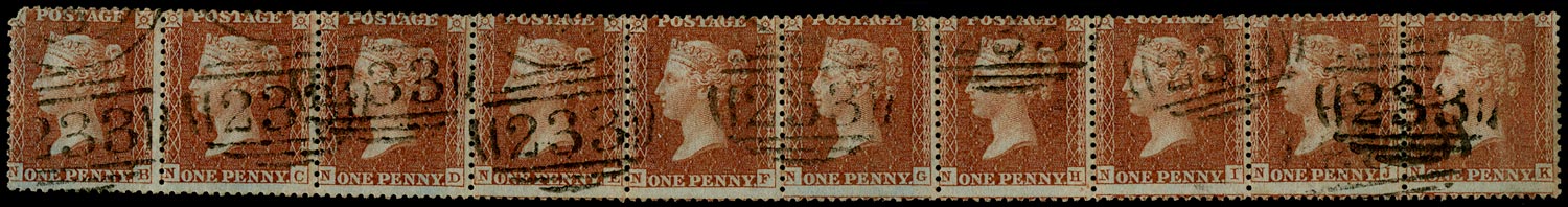 GB 1855  SG29var Pl.17 Used