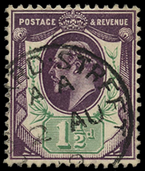 GB 1905  SG224var Used