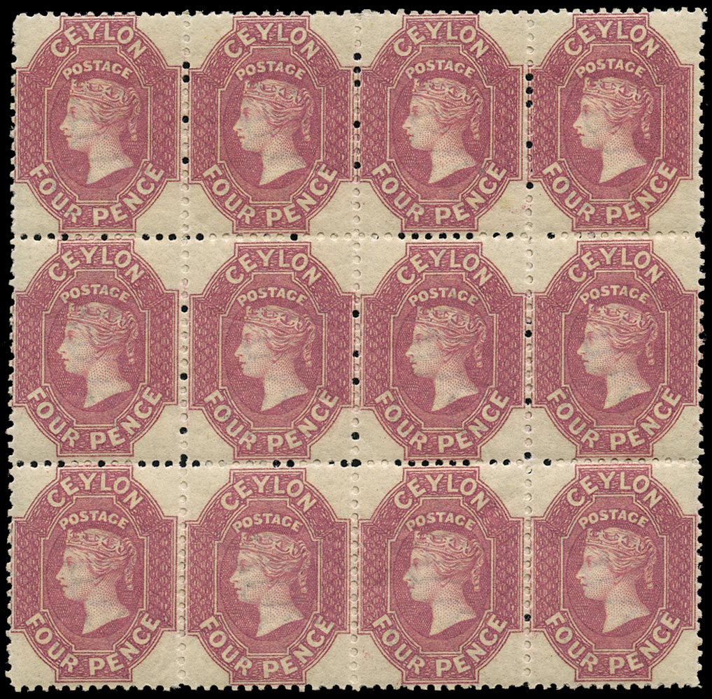 CEYLON 1867  SG65b Mint