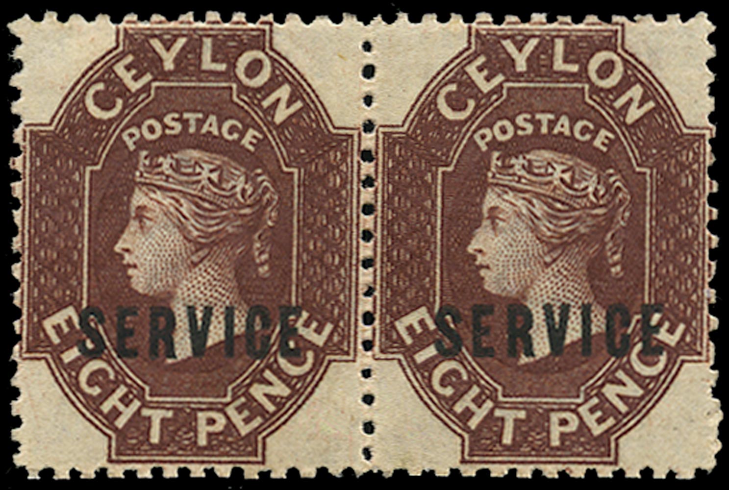 CEYLON 1869  SGO3 Official