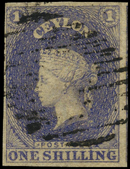 CEYLON 1857  SG10 Used