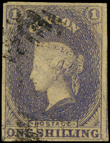 CEYLON 1857  SG10 Used