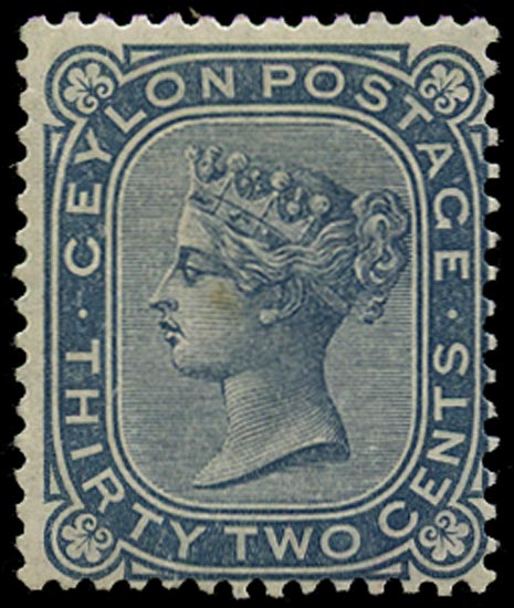 CEYLON 1872  SG128 Mint