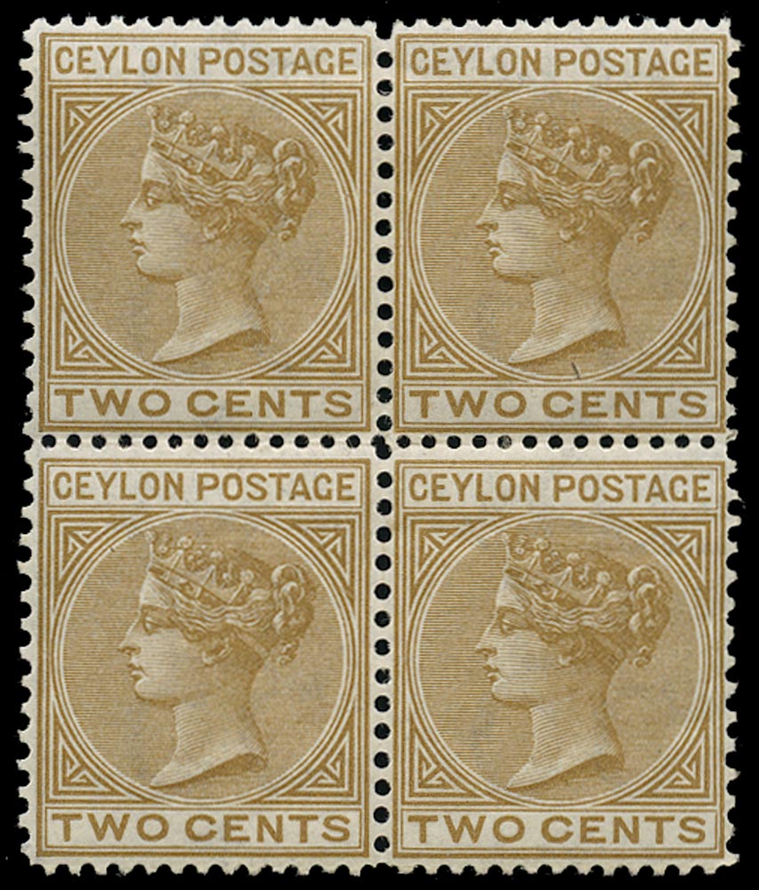 CEYLON 1872  SG133 Mint