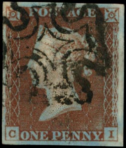 GB 1841  SG10 Pl.18 Used black MC (CI)